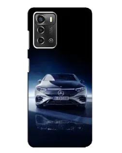 Чохол для ZTE Blade A52 з картинкою «Нічний Mercedes EQ»