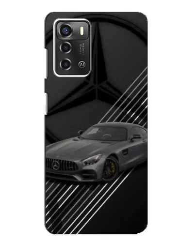 Чохол для ZTE Blade A52 з картинкою «Mercedes AMG — графіка»