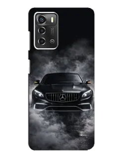 Чохол для ZTE Blade A52 з картинкою «Mercedes у диму»