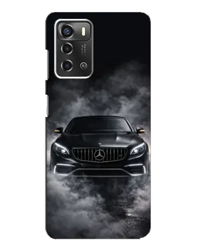 Чохол для ZTE Blade A52 з картинкою «Mercedes у диму»