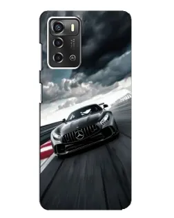 Чохол для ZTE Blade A52 з картинкою «Гоночний Mercedes AMG»