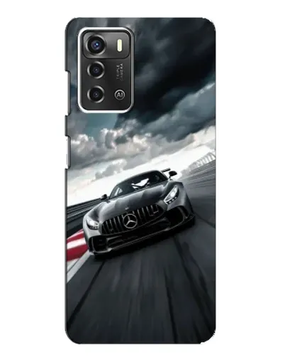 Чохол для ZTE Blade A52 з картинкою «Гоночний Mercedes AMG»