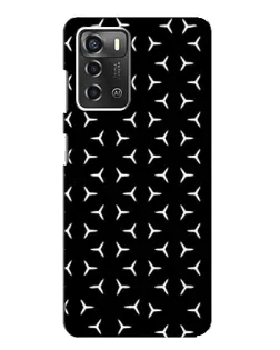 Чехол для ZTE Blade A52 с картинкой «Mercedes паттерн звезд»