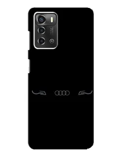 Чохол для ZTE Blade A52 з картинкою «Audi — світловий підпис»