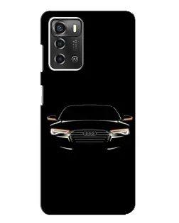Чохол для ZTE Blade A52 з картинкою «Audi — нічний контур»