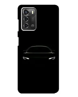 Чохол для ZTE Blade A52 з картинкою «Погляд Audi у темряві»