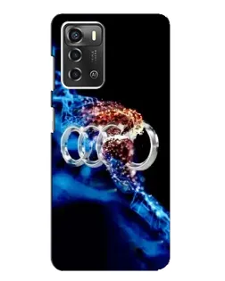 Чохол для ZTE Blade A52 з картинкою «Енергія лого Audi»
