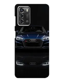 Чохол для ZTE Blade A52 з картинкою «Audi — нічне відображення»