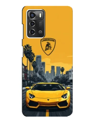 Чохол для ZTE Blade A52 з картинкою «Жовтий Lamborghini місто» Чохол для ZTE Blade A52 з картинкою «Жовтий Lamborghini місто»