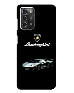 Чохол для ZTE Blade A52 з картинкою «Логотип Lamborghini класика»