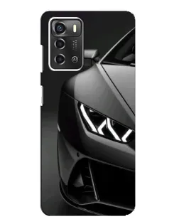 Чохол для ZTE Blade A52 з картинкою «Lamborghini фари деталізація»