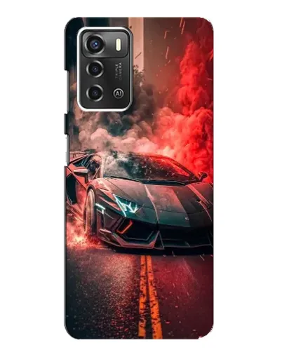 Чохол для ZTE Blade A52 з картинкою «Lamborghini червоний дим» Чохол для ZTE Blade A52 з картинкою «Lamborghini червоний дим»