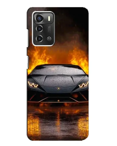 Чохол для ZTE Blade A52 з картинкою «Lamborghini у вогні» Чохол для ZTE Blade A52 з картинкою «Lamborghini у вогні»