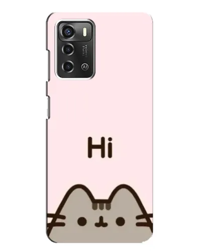Чохол для ZTE Blade A52 з картинкою «Пушин каже Hi»