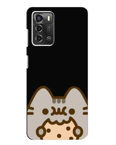 Чохол для ZTE Blade A52 з картинкою «Пушин на чорному»