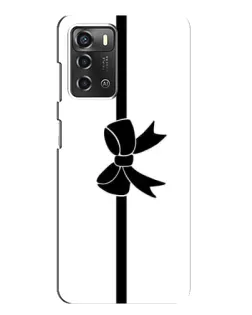 Чохол для ZTE Blade A52 з картинкою «Вертикальний бант»