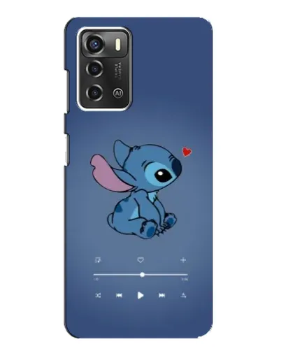 Чехол для ZTE Blade A52 с картинкой «Музыкальный Stitch»