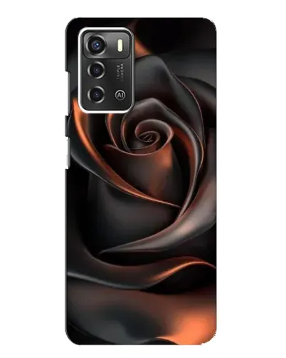 Чохол для ZTE Blade A52 з картинкою «Шовкова чорна троянда» Чохол для ZTE Blade A52 з картинкою «Шовкова чорна троянда»