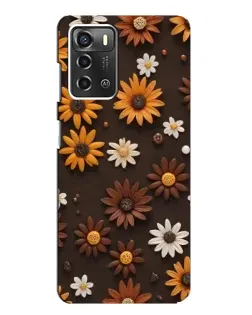 Чохол для ZTE Blade A52 з картинкою «Візерунок з маленьких соняшників» Чохол для ZTE Blade A52 з картинкою «Візерунок з маленьких соняшників»