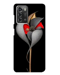 Чохол для ZTE Blade A52 з картинкою «Срібна фантазійна квітка» Чохол для ZTE Blade A52 з картинкою «Срібна фантазійна квітка»