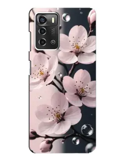 Чохол для ZTE Blade A52 з картинкою «Ніжня сакура та краплі» Чохол для ZTE Blade A52 з картинкою «Ніжня сакура та краплі»