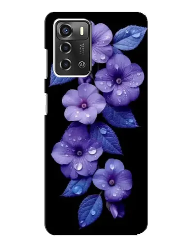 Чохол для ZTE Blade A52 з картинкою «Фіолетові квіти з росою» Чохол для ZTE Blade A52 з картинкою «Фіолетові квіти з росою»