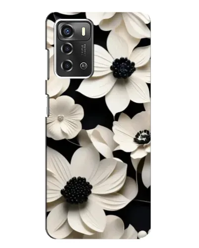 Чохол для ZTE Blade A52 з картинкою «Об'ємні білі квіти» Чохол для ZTE Blade A52 з картинкою «Об'ємні білі квіти»