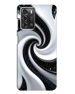 Чехол для ZTE Blade A52 с картинкой «Черно-белая спираль» Чехол для ZTE Blade A52 с картинкой «Черно-белая спираль»