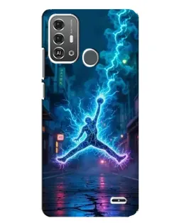 Чохол для ZTE Blade A53 Pro з картинкою «Jordan Gold Jumpman»
