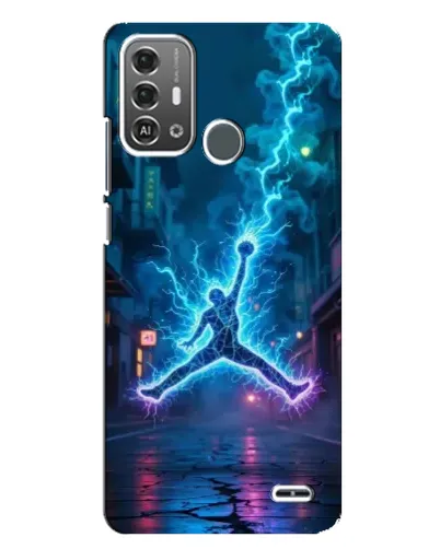Чохол для ZTE Blade A53 Pro з картинкою «Jordan Gold Jumpman»