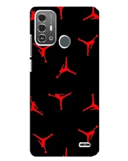 Чохол для ZTE Blade A53 Pro з картинкою «Jordan Red Pattern»