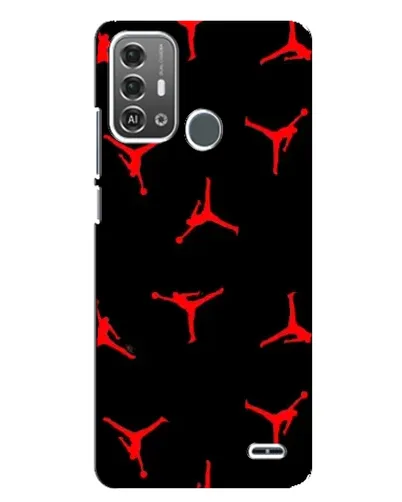 Чохол для ZTE Blade A53 Pro з картинкою «Jordan Red Pattern»