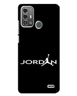 Чохол для ZTE Blade A53 Pro з картинкою «Jordan White Logo»