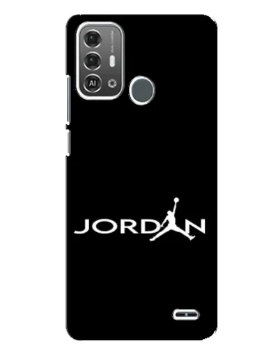 Чохол для ZTE Blade A53 Pro з картинкою «Jordan White Logo»