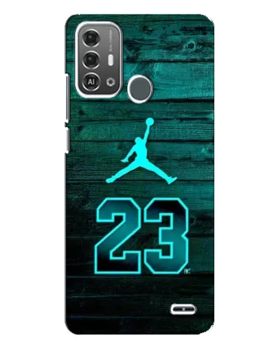 Чохол для ZTE Blade A53 Pro з картинкою «Jordan Cyan 23»