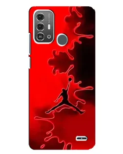 Чохол для ZTE Blade A53 Pro з картинкою «Jordan Red Smoke»