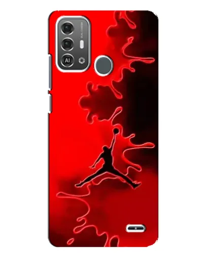 Чохол для ZTE Blade A53 Pro з картинкою «Jordan Red Smoke»