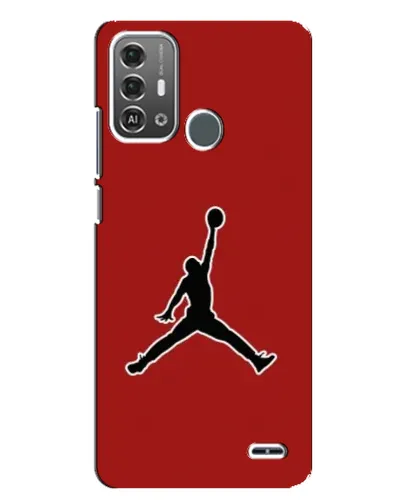 Чохол для ZTE Blade A53 Pro з картинкою «Jordan Red Back»