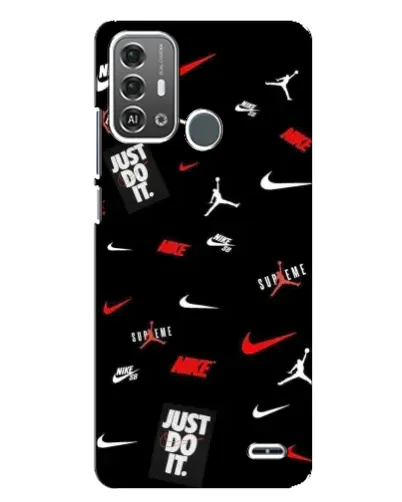 Чохол для ZTE Blade A53 Pro з картинкою «Nike Mix Pattern»