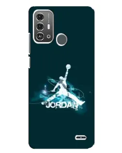 Чохол для ZTE Blade A53 Pro з картинкою «Jordan Blue Fire»