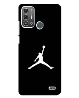 Чохол для ZTE Blade A53 Pro з картинкою «Jordan Silhouette»