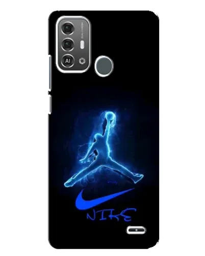 Чохол для ZTE Blade A53 Pro з картинкою «Jordan Neon Blue»