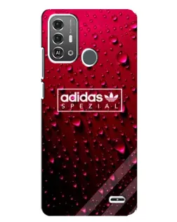Чехол для ZTE Blade A53 Pro с картинкой «Adidas Gold Marble»