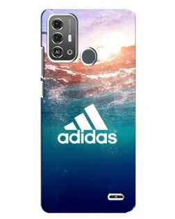 Чехол для ZTE Blade A53 Pro с картинкой «Океанская глубина адидас»