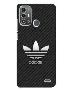 Чехол для ZTE Blade A53 Pro с картинкой «Adidas Карбоновая текстура»