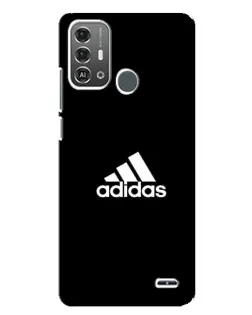 Чехол для ZTE Blade A53 Pro с картинкой «Черная классика Adidas»