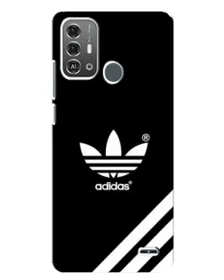 Чехол для ZTE Blade A53 Pro с картинкой «Adidas с диагональными полосами»