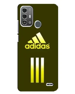 Чехол для ZTE Blade A53 Pro с картинкой «Оливковый градиент Adidas»
