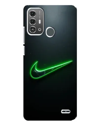 Чехол для ZTE Blade A53 Pro с картинкой «Неоновый контур Nike»