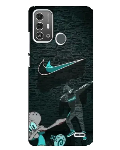 Чехол для ZTE Blade A53 Pro с картинкой «Спортивный арт Nike»